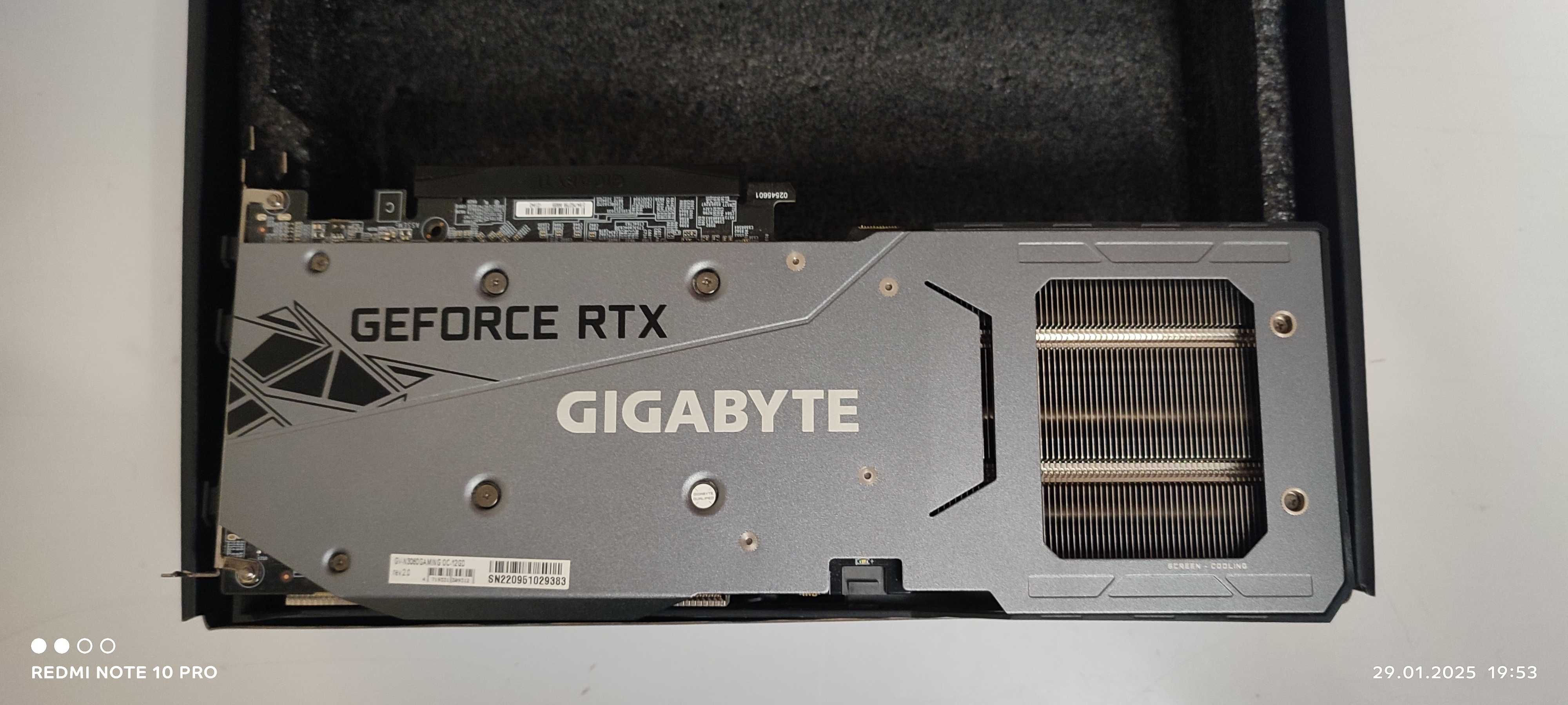 RTX 3060 v2 gigabyte 12gb