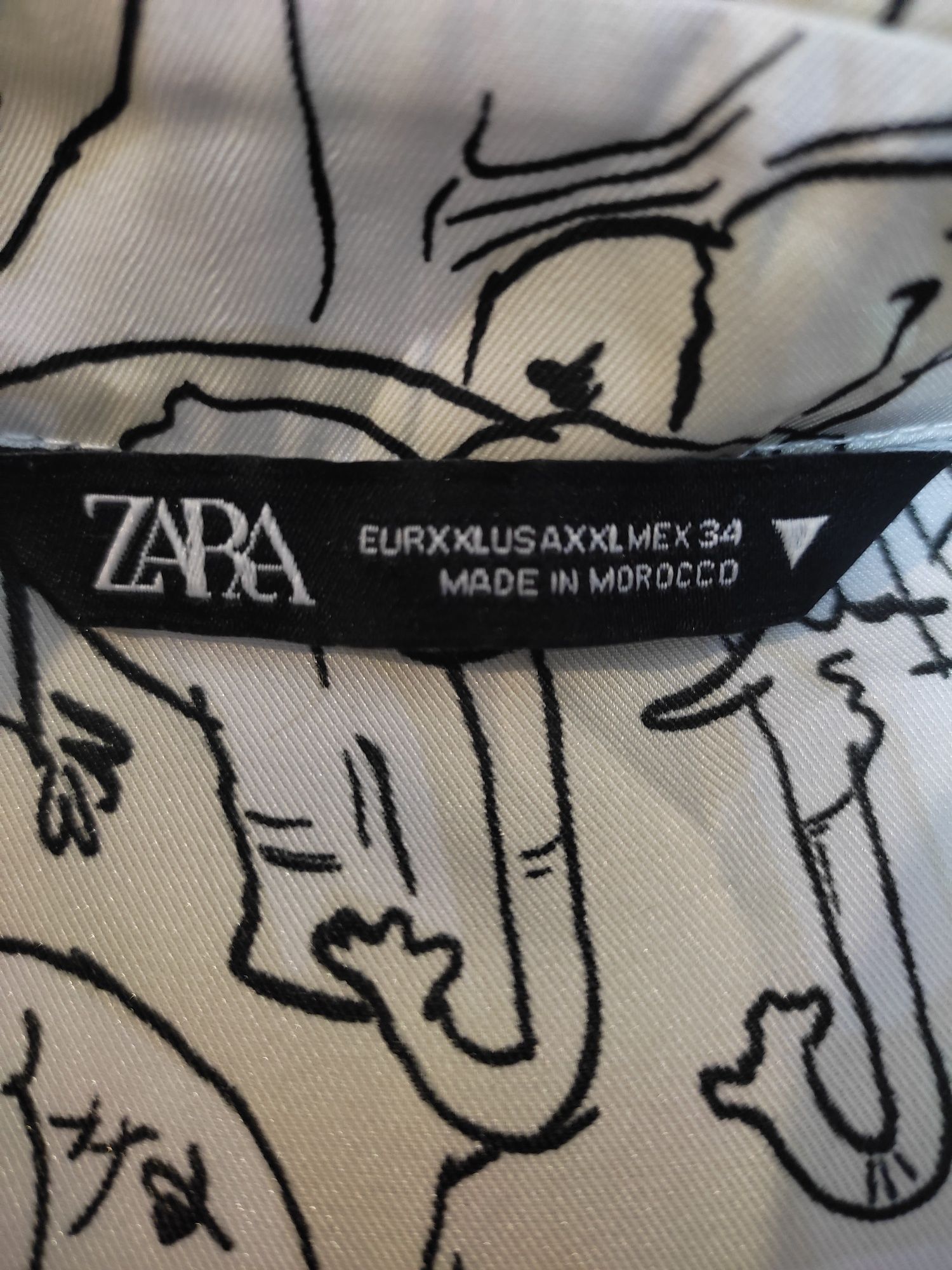 Много сладка дамска риза ZARA XXL