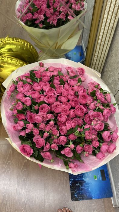 Кустовые розы, цветы