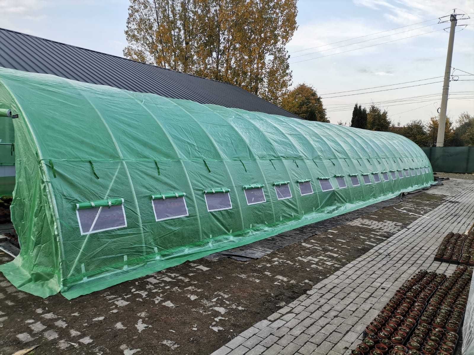 Sere gradina-solar cu folie armata si teava galvanizata GM