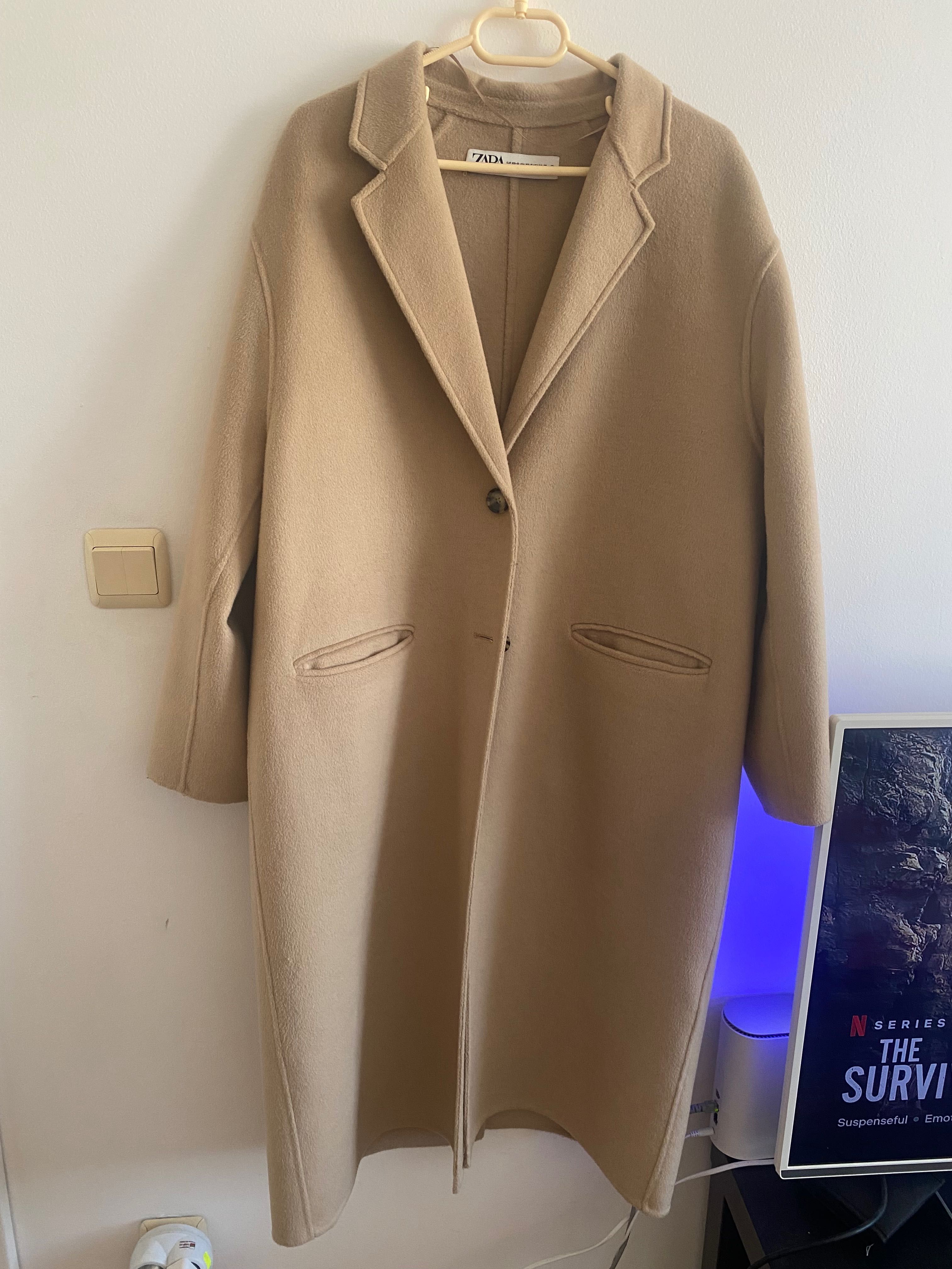 дамско вълнено палто Zara Xc-m