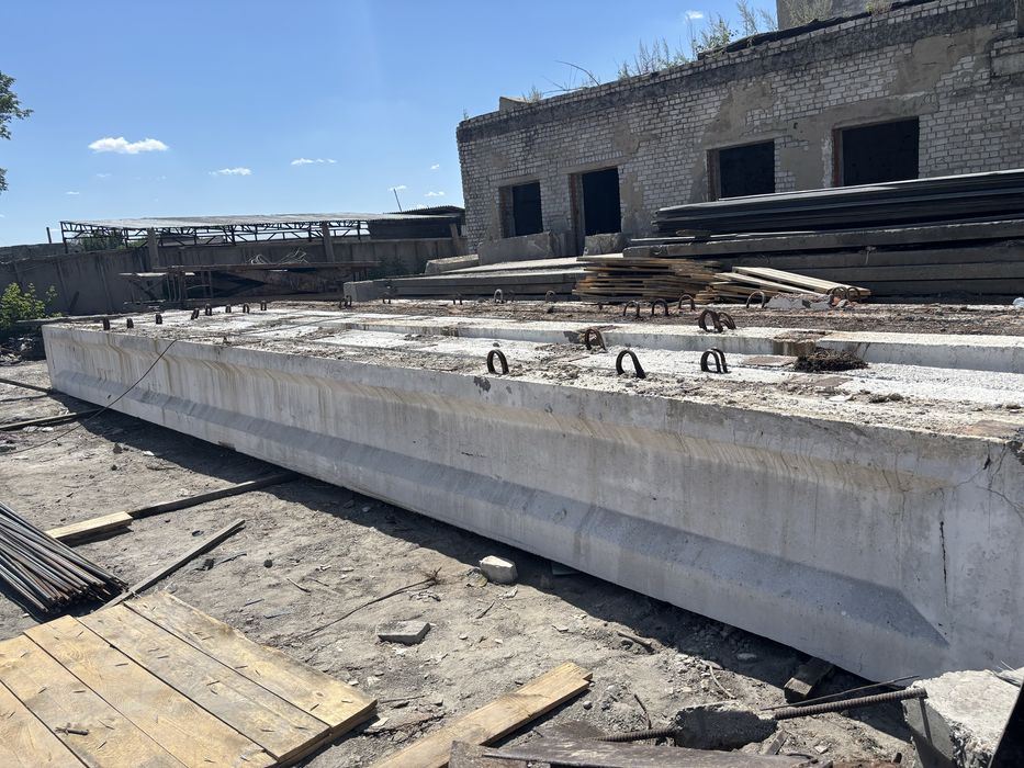 Балки ригеля 12 метров.Плиты ребристые ПКЖ(ПНС)Доставка/Самовывоз