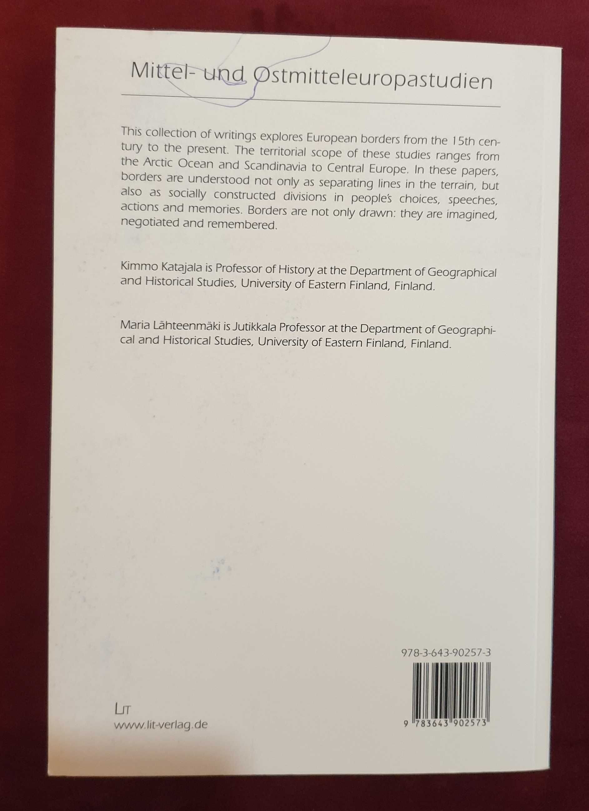 Създаване на европейските граници / Imagined, Negotiated, Remembered