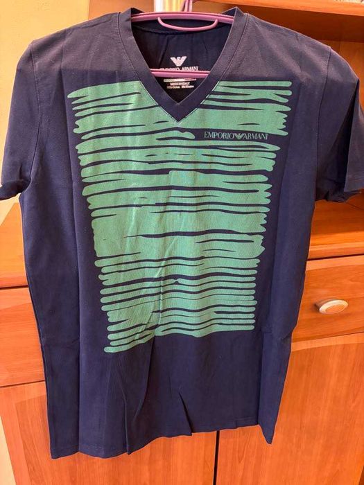 Мъжка тениска S размер EMPORIO ARMANI