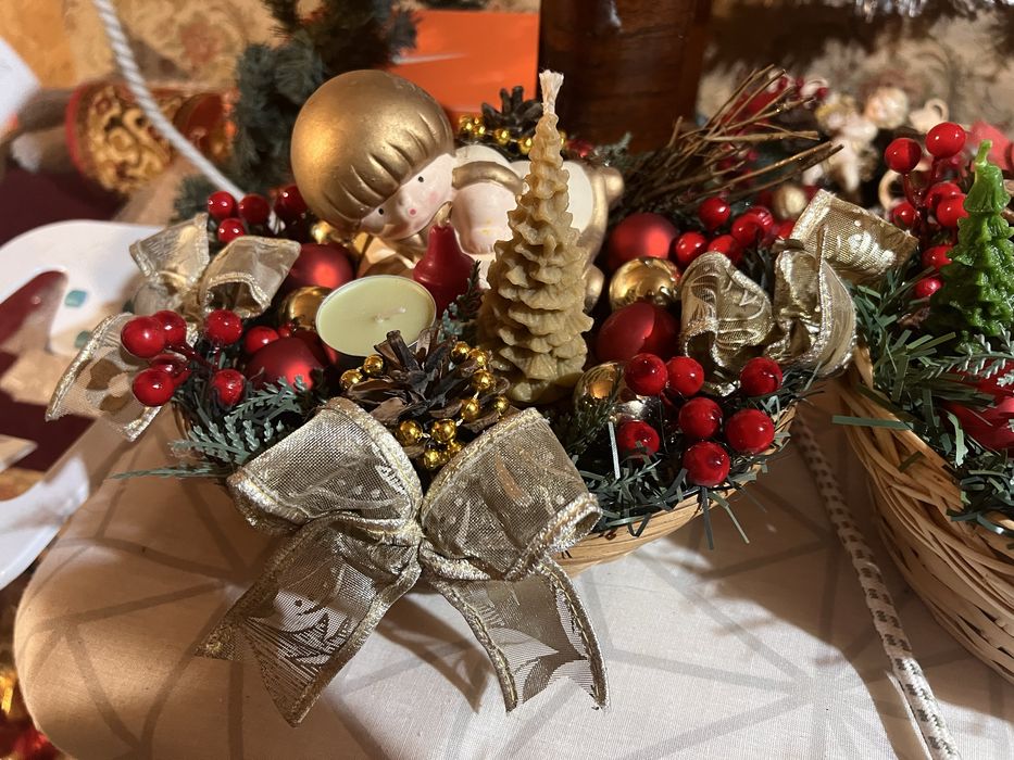 Decoratiuni Craciun , coronita Craciun , hand-made