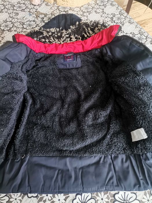 Детско зимно яке с качулка