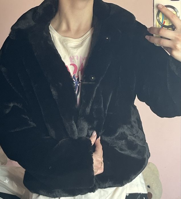 Geaca imitatie blana