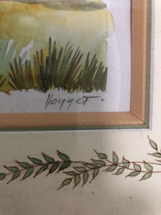 Aquarela originala ( J.L. Honnet)