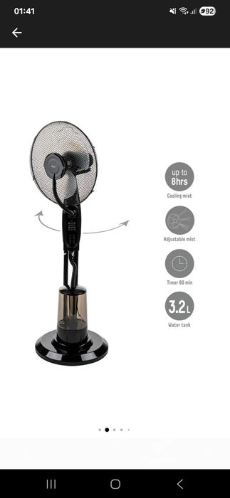 Ventilator Muhler cu Pulverizare Apa