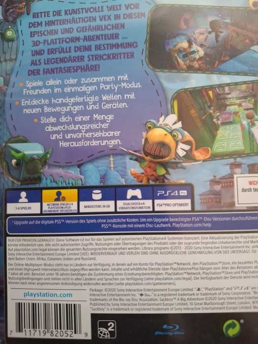 Sackboy: A Big Adventure (PS4)