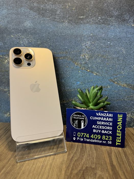 Iphone 16 Pro Max/256Gb/Garantie 2Ani Centrul de Telefoane/Rate