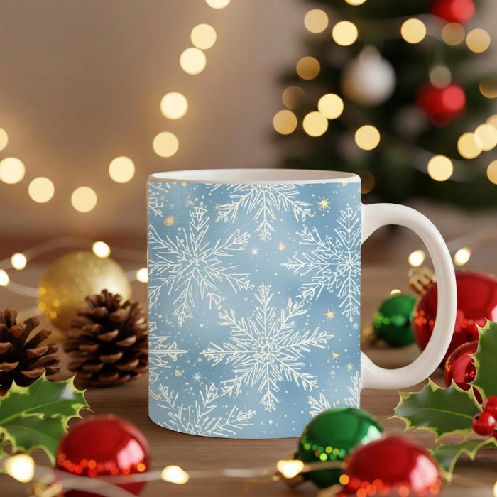 Коледна чаша с оригинален дизайн по предварителна поръчка