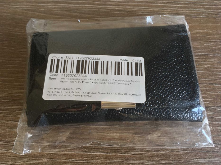 set surubelnita cu 24 biti pt iphone, macbook, electronice (torx, Y..)