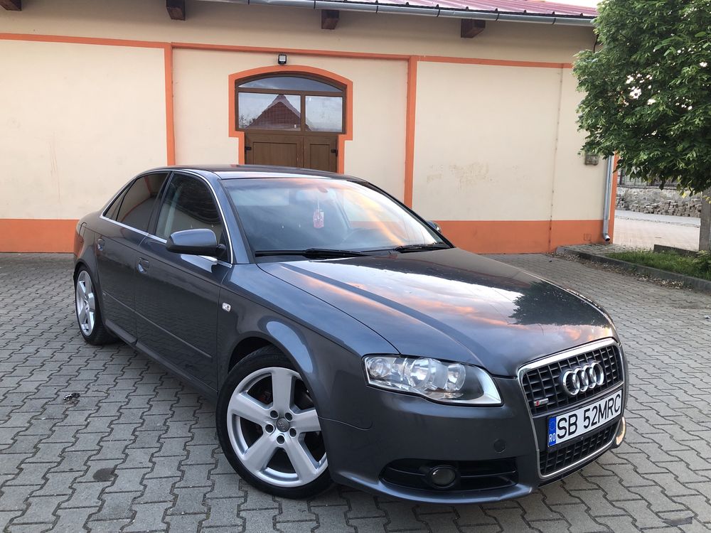 Audi A4 B7 S-Line 2.0D 140Cp 6+1 viteze 2008 Euro 4 mașină personală