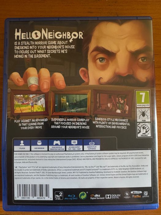 Hello neighbour ps4