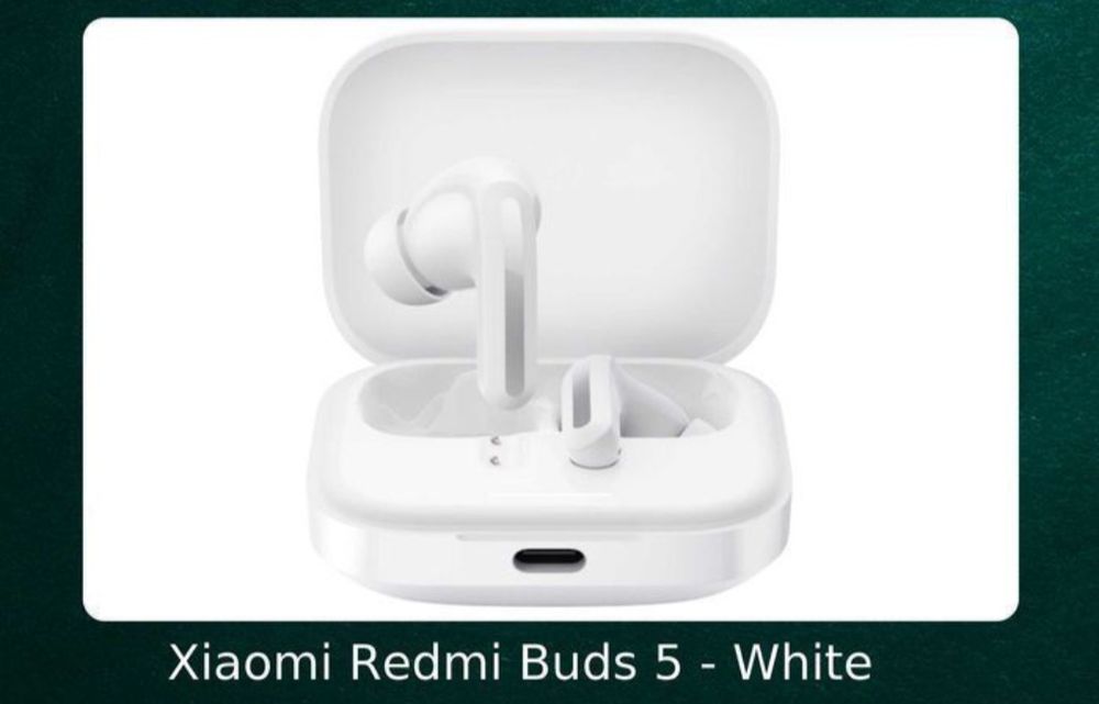 Новый! Xiaomi Redmi Buds 5 •