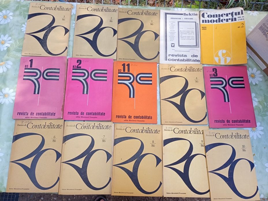 Reviste si carti contabilitate din perioada 80