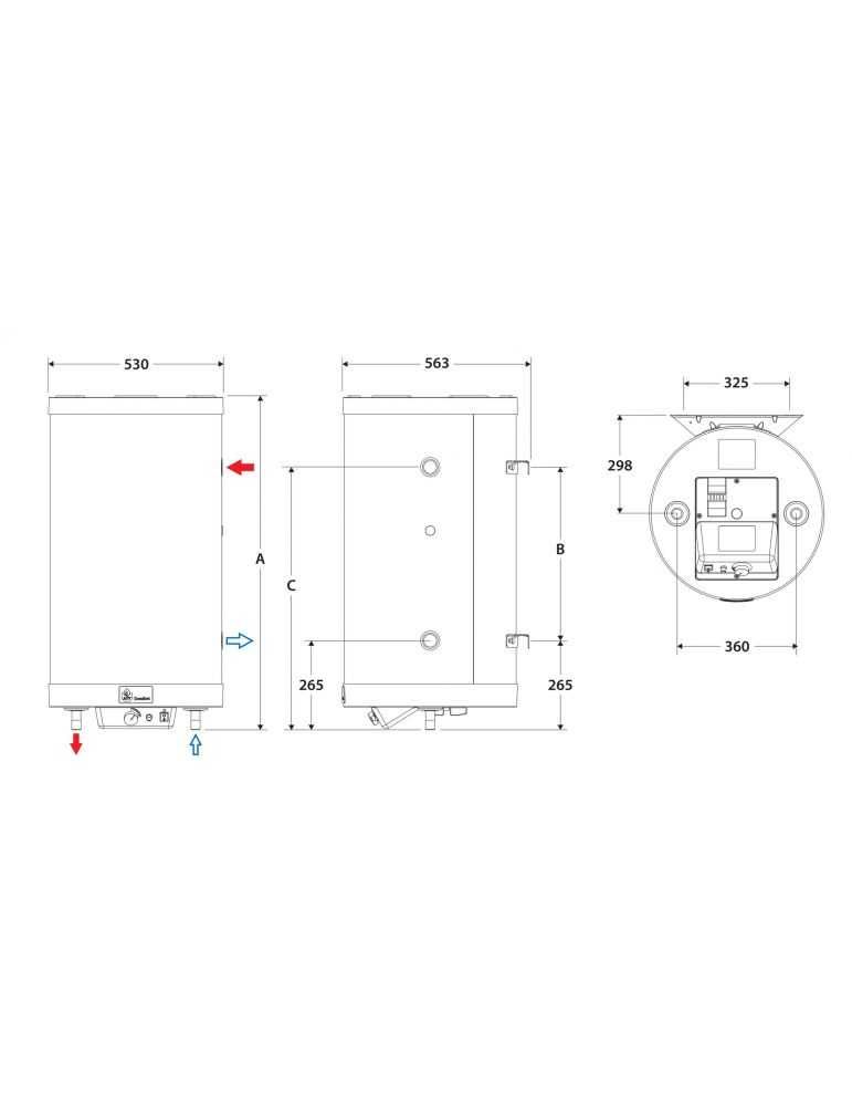 Boiler din inox tank in tank Comfort E 100