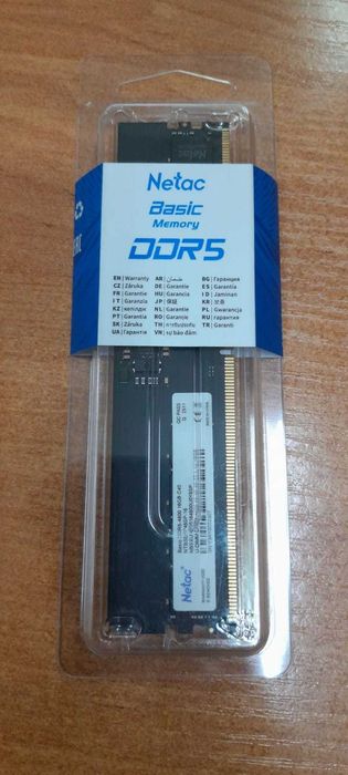 Оперативная память DDR-5 DIMM 16 GB 4800 MHz Netac Basic, BOX