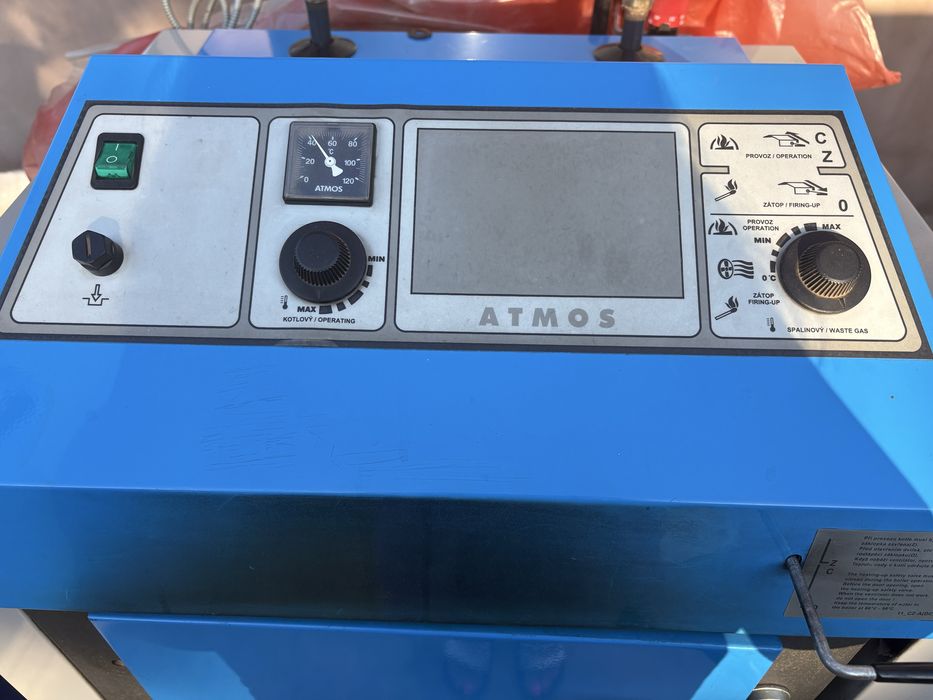 Vând centrala Atmos-32kw, cu gazeificare, pe lemn si carbune!
