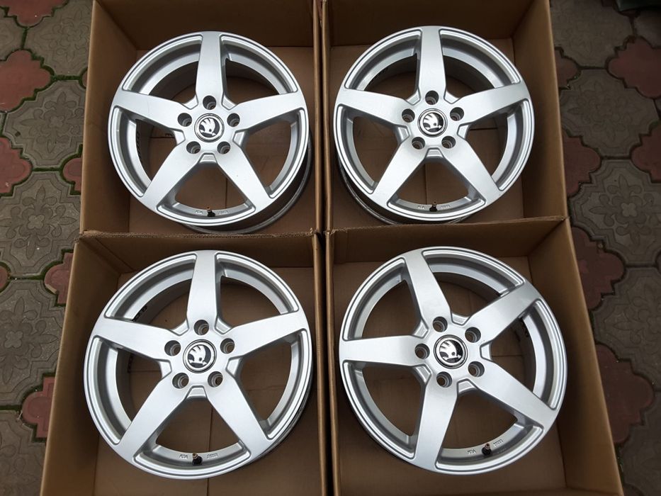 jante aliaj 16; 5x112; Skoda Octavia 2, Octavia 3, Octavia 4