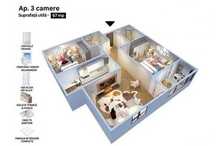 Apartament cu 3 camere Avangarde City