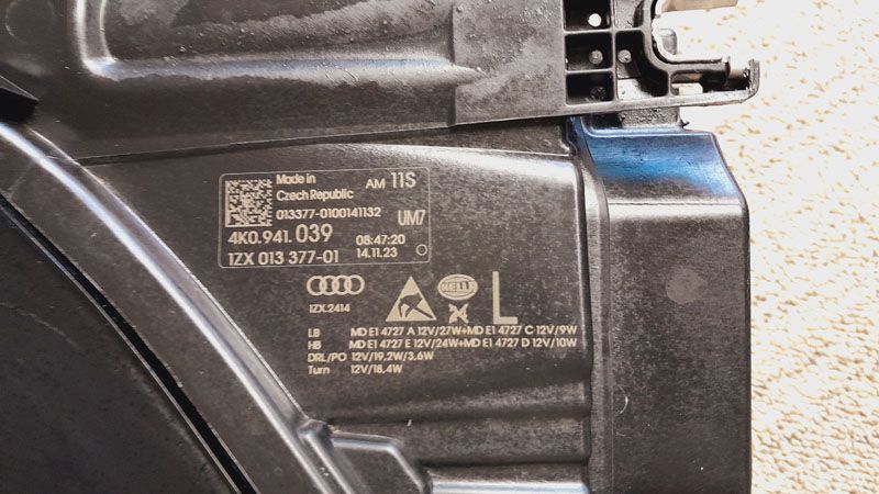 Audi A6 C8 Full Led 2017 Faruri F1595, F1596