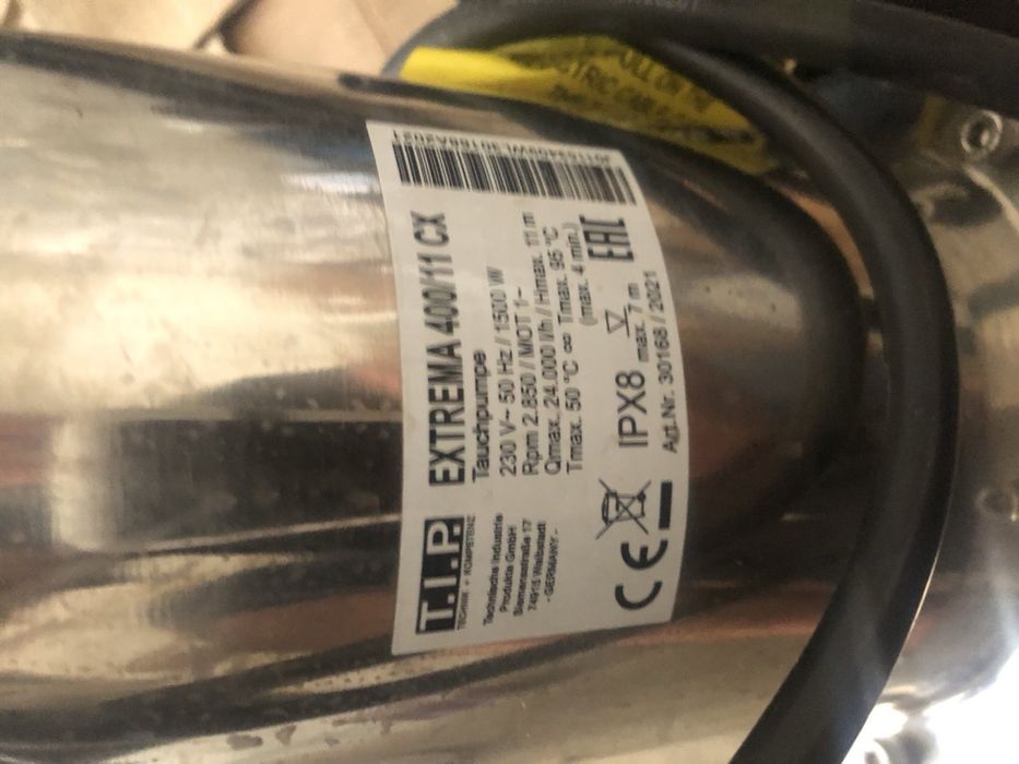 Немска потопяема помпа за вода