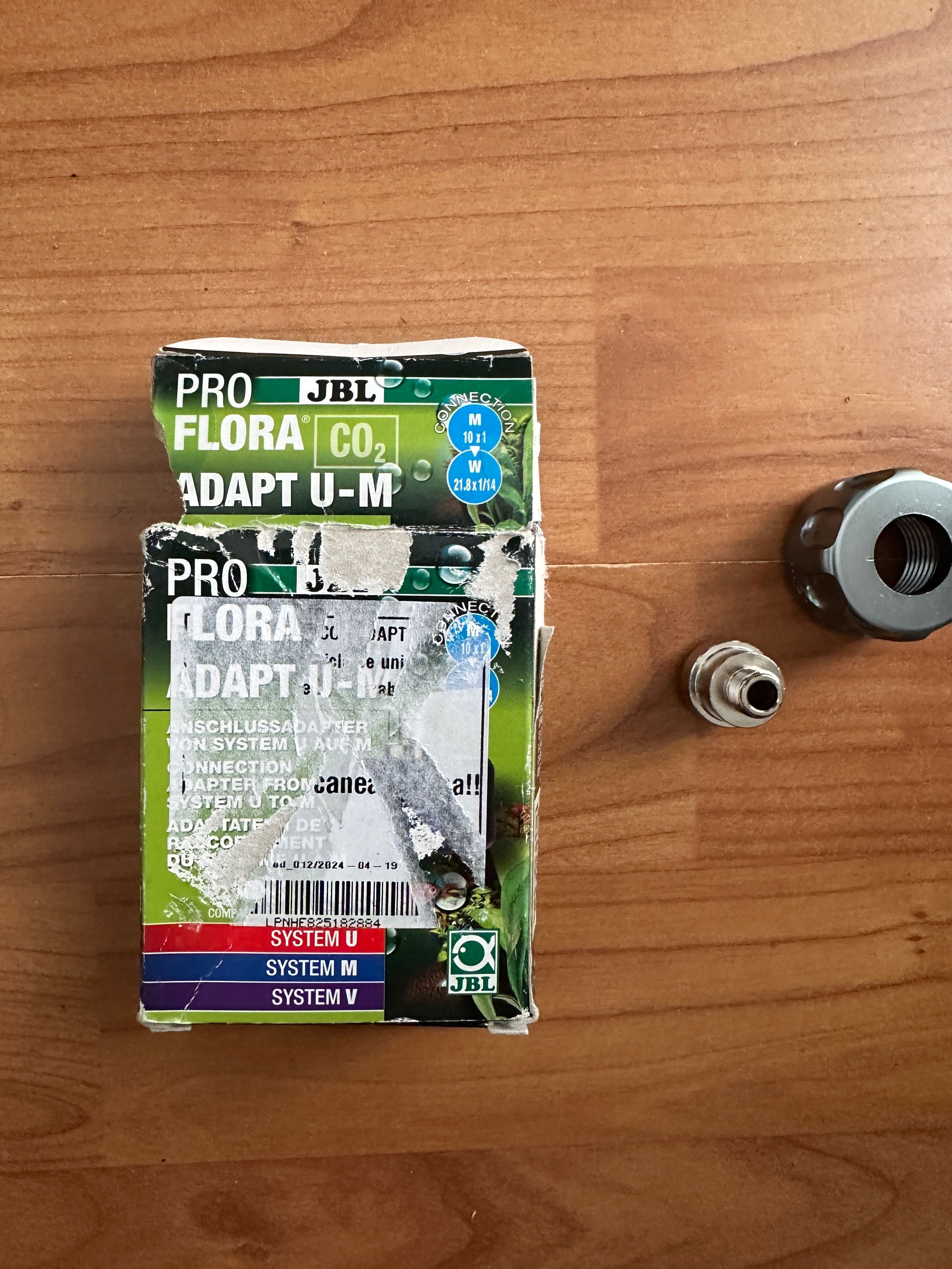 Adaptor CO2, JBL PROFLORA CO2 ADAPT U - M  Pt butelie de acvariu