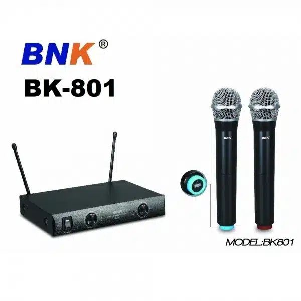 Беспроводные вокальные микрофоны BNK BK801 Бесплатная доставка по Узб.