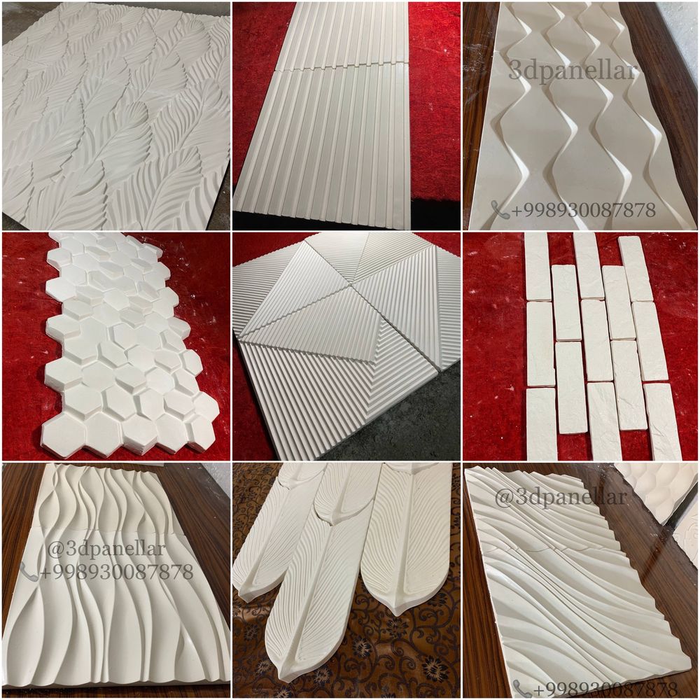 Gips 3d panellar | 3д панели | декор | decor | 3d panel | 3д панель