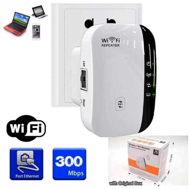 WiFI Усилвател за рутер, Безжичен репитер за усилване на сигнала 300M
