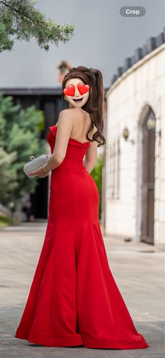 Бална  рокля тип русалка с цепка