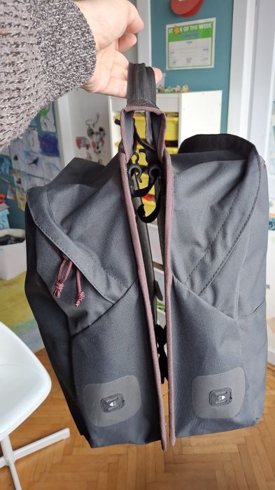 Geanta dubla Elops/Dechatlon bicicleta, stare perfecta