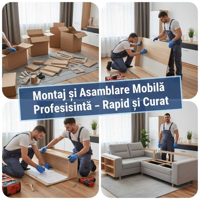Servicii Profesionale de Tâmplărie, Montaj și Asamblare Mobilă