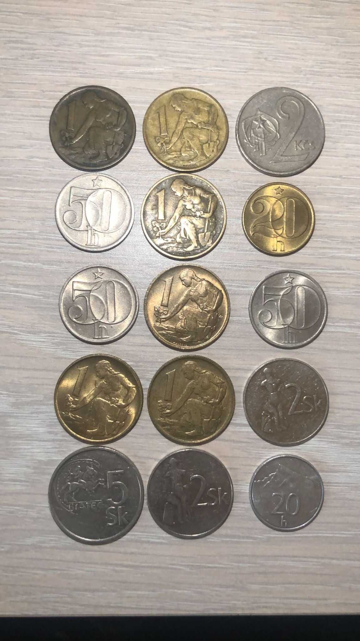 monede vechi Ceskoslovenska Socialisticka Republika