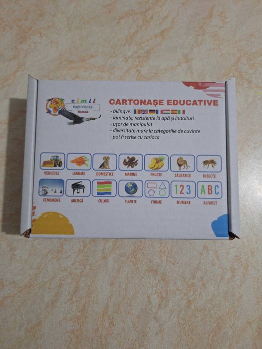 Cartonase educative legume si fructe