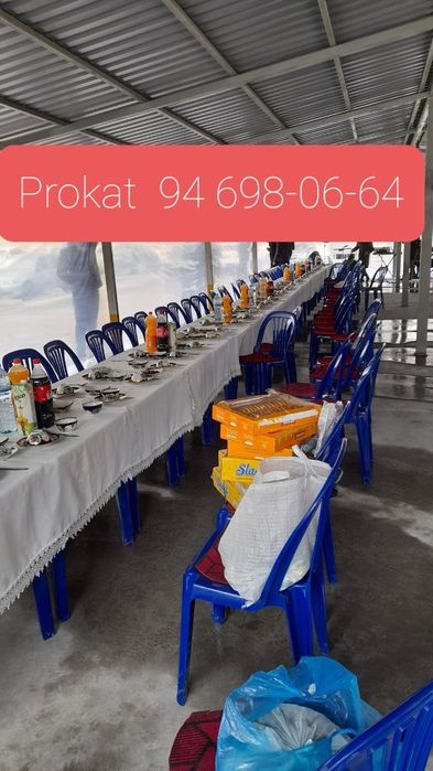 Prokat Plastmassa Stol Stul Chinni idishlar Qozon oʻchoq Prokat berami