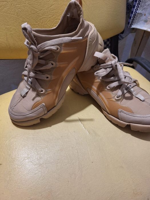 Pantofi cu șireturi Christian Dior Nude