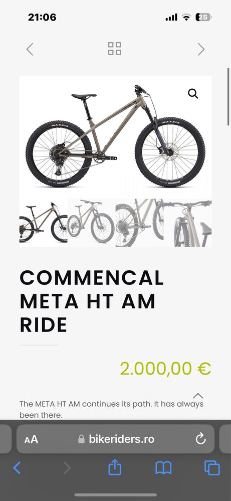 COMMENCAL meta ht am ride