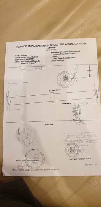 Teren intravilan Budesti(poligon)