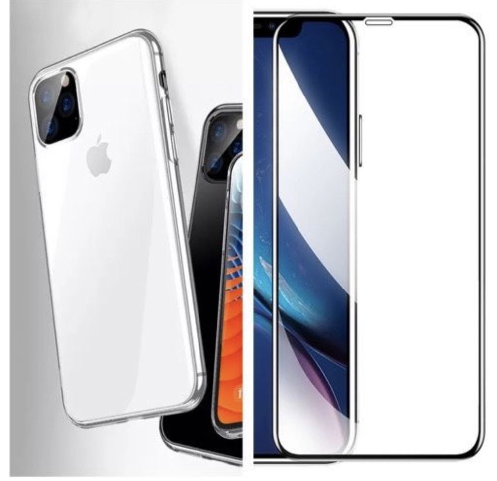 Iphone 11/12 PRO Husa Safe Silicon si Folie Sticla 21D 9H TTT