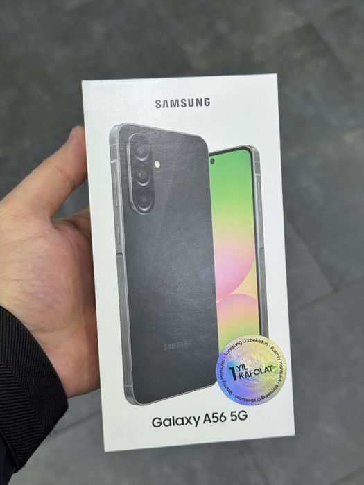 Samsung  a56 yengi ochilmagan 6 ga 128gb