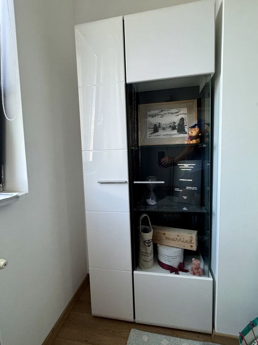 Biblioteca cu vitrina