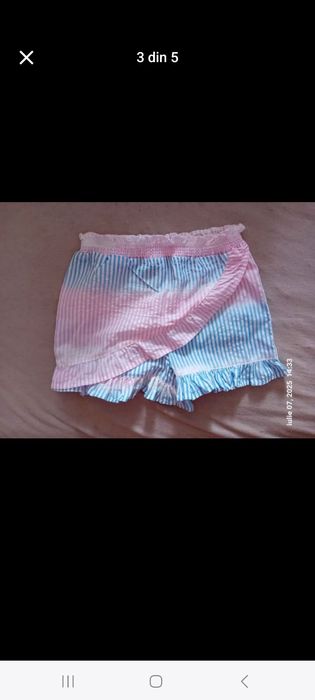 Lot pantaloni scurti fete 7-8 ani