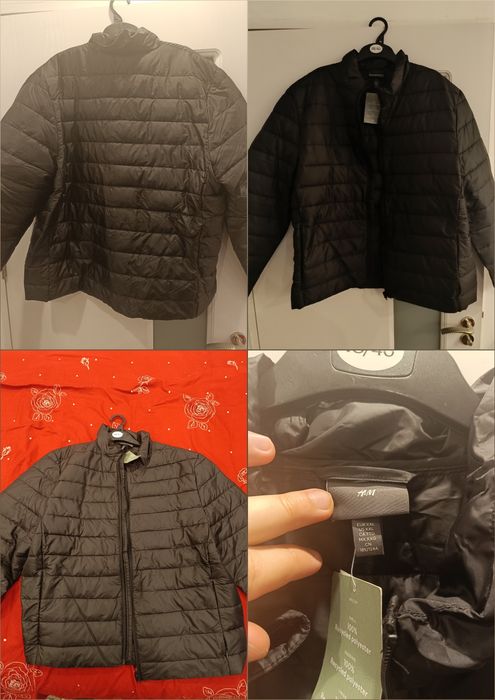 Geacă H&M, mărimea XXL, nouă cu etichetă, neagră