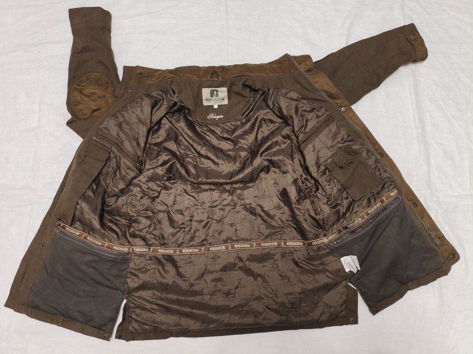 Geaca Percussion Sologne bărbați impermeabila călduroasă iarna