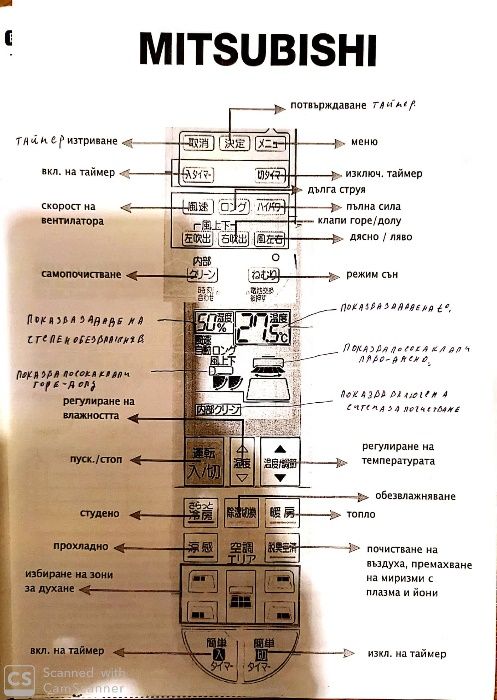 Климатик Mitsubishi 18