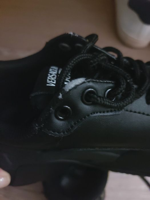 Adidasi negri Versace jeans couture