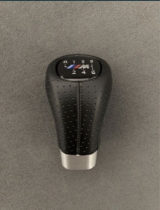 Maneta schimbator M scurta perforata luminata Led Bmw Seria 1 3 5 X3